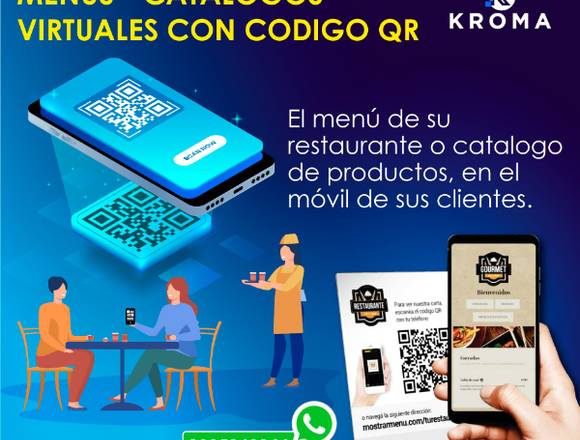 MENÚ VIRTUAL O CATÁLOGO CON CÓDIGO QR