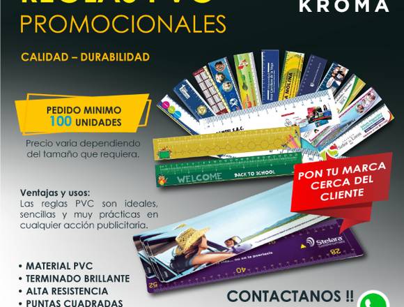 REGLAS PVC PROMOCIONALES - REGLAS PUBLICITARIAS