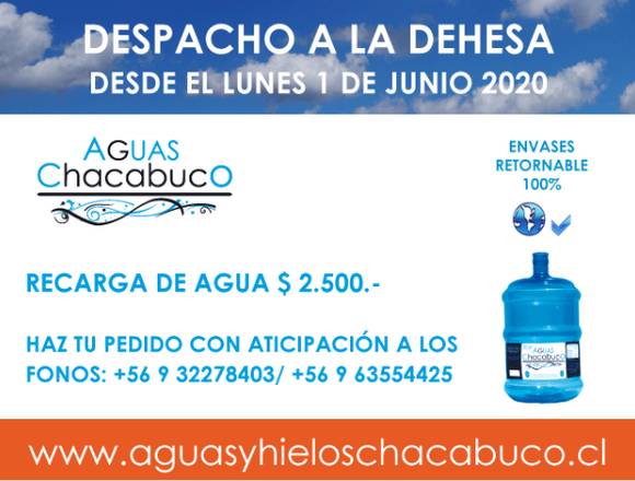  AGUA PURIFICADA CON DELIVERY A LA DEHESA