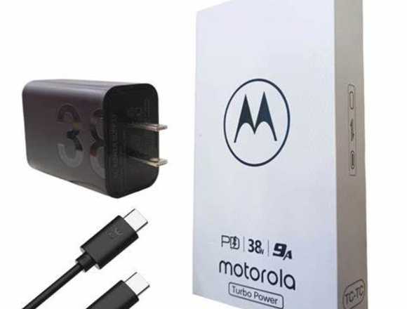 TURBO CARGADOR MOTOROLA 38W DE POTENCIA