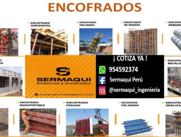 VENTA Y ALQUILER DE ENCOFRADOS & ACCESORIOS