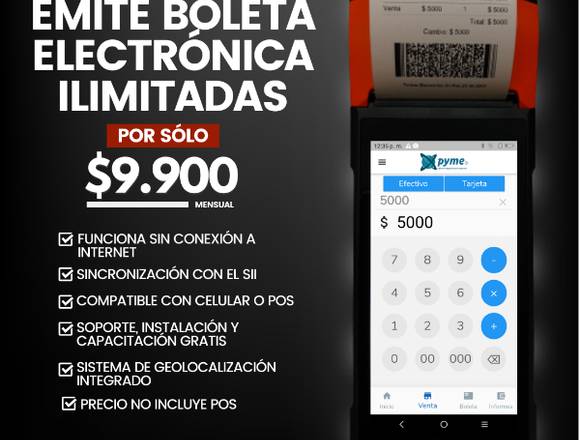 Boletas Electrónicas Ilimitadas Xpyme Lite