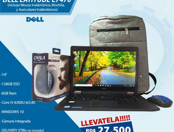 Dell Latitude E7470  Core i5-6G 128GB SSD  8GB RAM