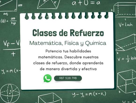 PROFESOR PARTICULAR DE MATEMÁTICA /FÍSICA /QUÍMICA