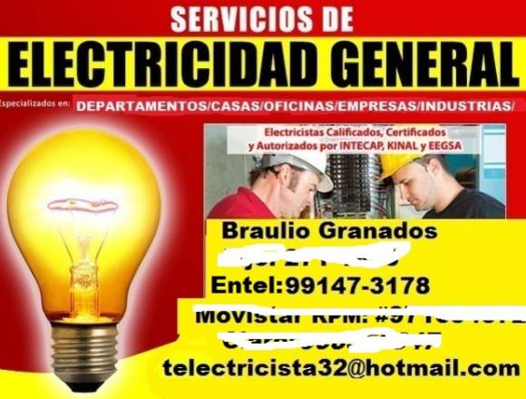 ELECTRICISTA SURCO,BARRANCO,SAN BORJA 991473178