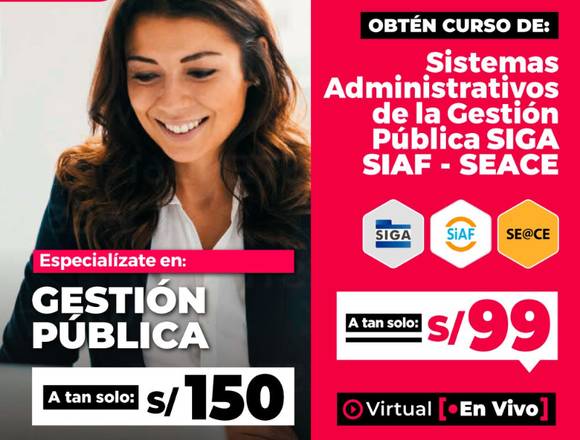 CURSO EN GESTION PUBLICA Y SISTEMAS ADMINISTRATIVO