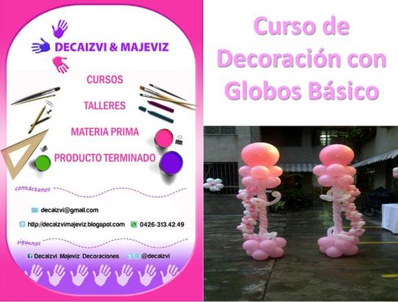 Curso de Decoración con Globos Básic