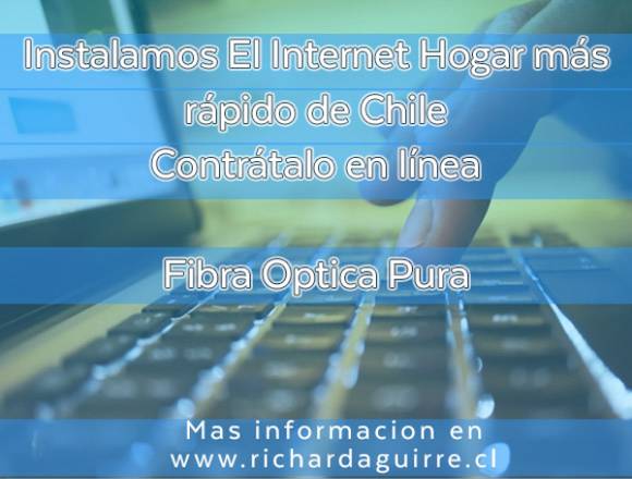 Instacion de Fibra Optica Internet Hogar