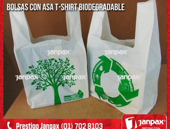 BOLSAS ASA T-SHIRT BIODEGRADABLE 