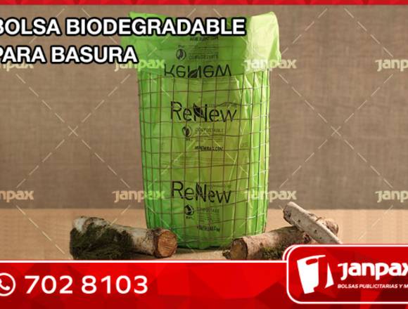 BOLSAS BIODEGRADABLE CON ESTAMPADO 