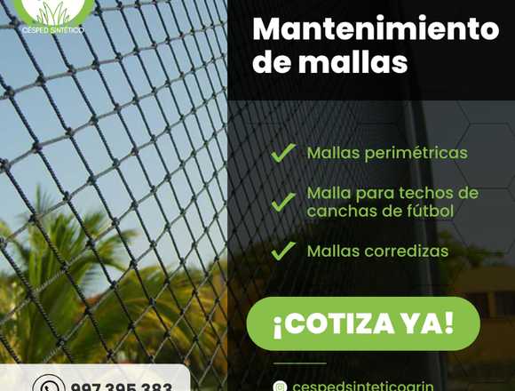 Mantenimiento de Mallas para Canchas Deportivas