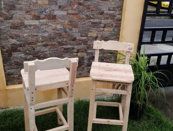 Venta de Sillas de Bar de Pallets