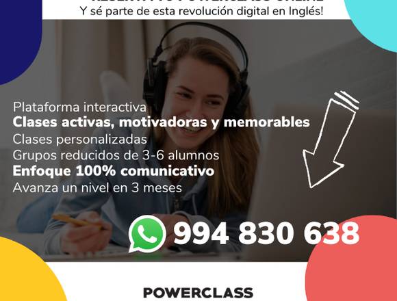 CLASES DE INGLÉS ONLINE