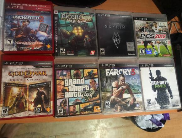 Juegos de PS4, PS3, Xbox, Wii