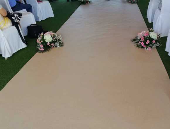 ALFOMBRA PASILLERO BODAS