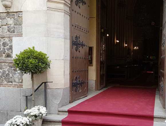 ALFOMBRA PARA EVENTOS ROJA - EN ROLLOS O POR METRO