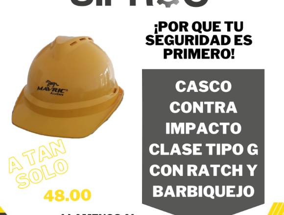 CASCO ANTIGOLPES CERTIFICADO CON RACHT YBARBIQUEJO