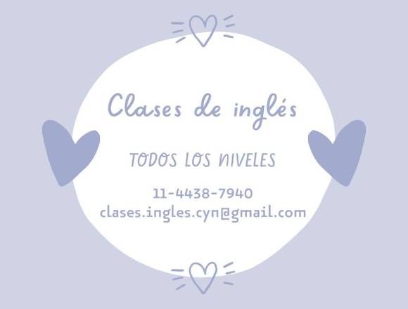 CLASES DE INGLES PERSONALIZADAS