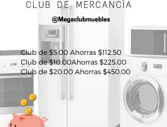 Club de mercancía en mueblería 