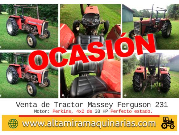 En Ocasión Tractor Japonés Massey Ferguson 231