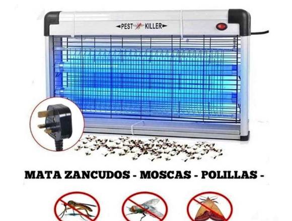 lampara insectocutor elimina moscas zancudos efic