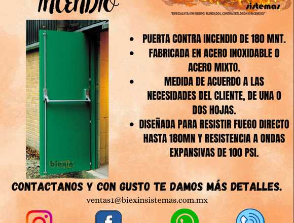 PUERTA CONTRA INCENDIO 