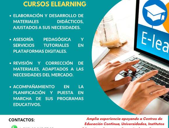 Elearning-Virtual a Distancia: Contenidos