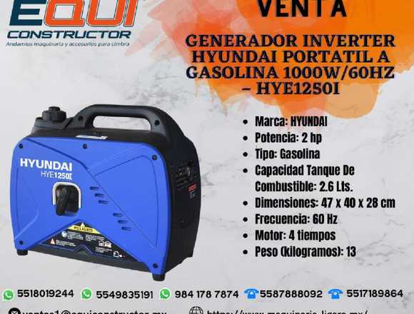 Venta de Generador inverter HYUNDAI Portatil