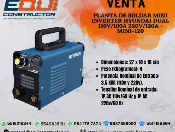 Venta de Planta de Soldar Mini Inverter HYUNDAI