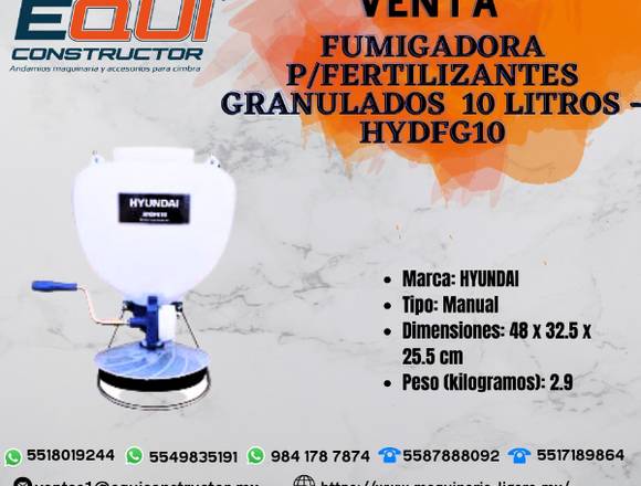 Venta de Fumigadora P/fertilizantes Granulados