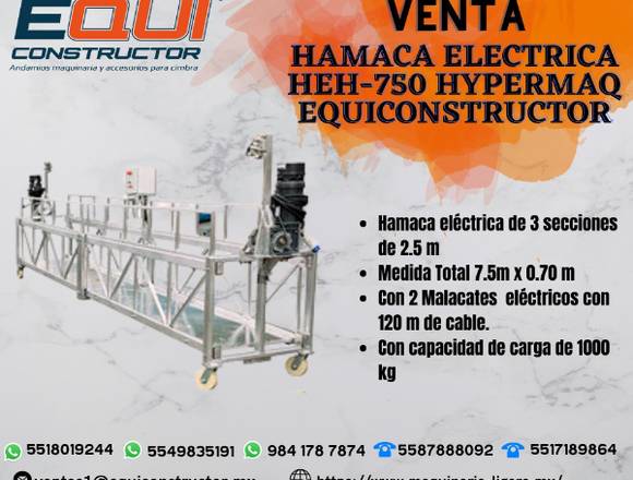 Venta de Hamaca Eléctrica HEH-750 HYPERMAQ