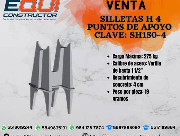 Venta de Silleta H 4 Puntos de Apoyo Clave:SH150-4