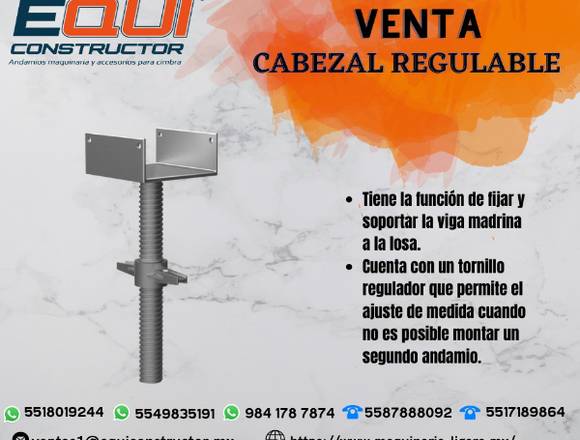 Venta de Cabezal Regulable EQUICONSTRUCTOR