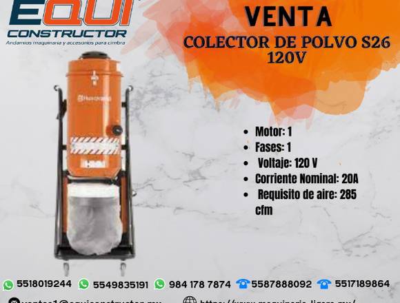 Venta de Colector de Polvo S26 120V