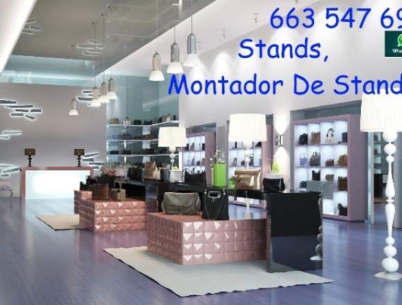 Stands, montador de stands.