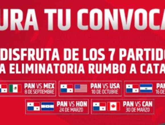 Entradas eliminatoria Panamá 