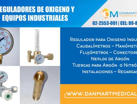 Reguladores de oxigeno industrial