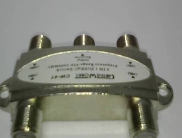 Diseqc Switch Captive Work 4x1 Fta Lnb