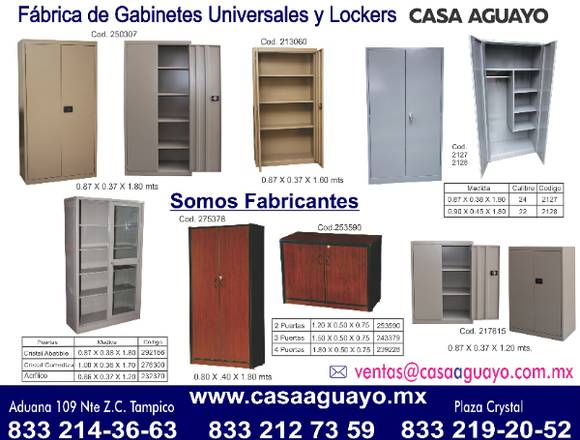 FABRICA DE LOCKERS EN TAMPICO