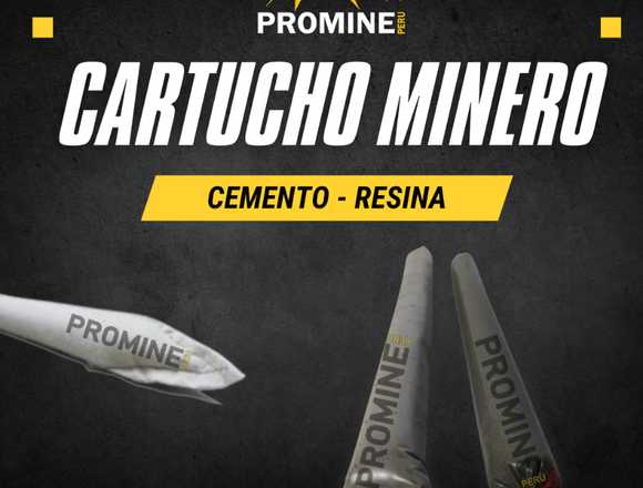CARTUCHO MINERO - FRAGUA DE ANCLAJE - PROMINE