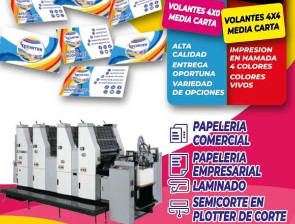 Servicios de Impresion Litografica