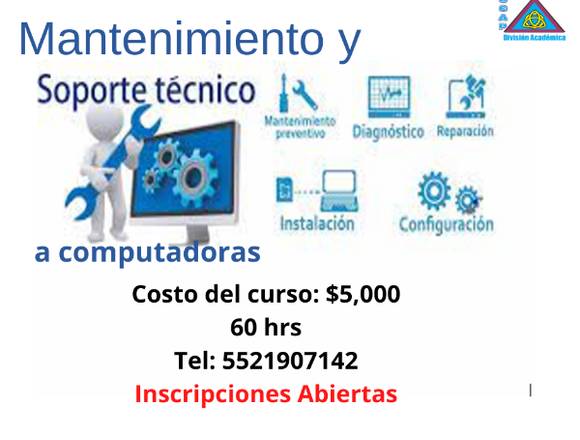 Mantenimiento y Soporte Técnico a Computadoras