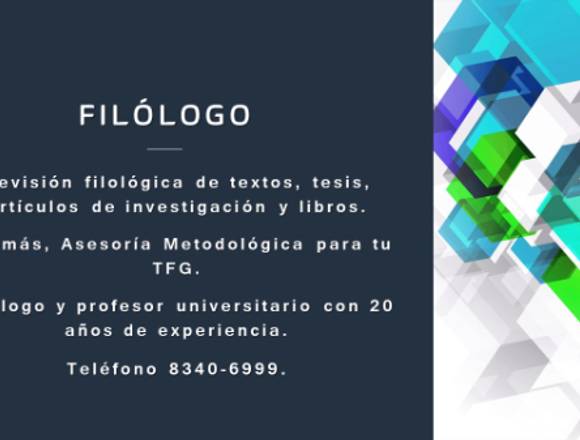 Servicios de Revisión Filológica