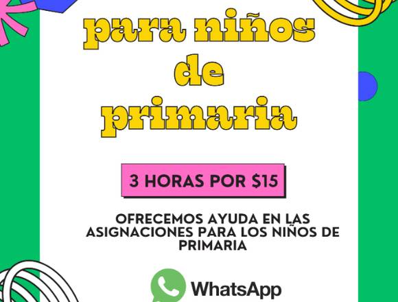 Tutorias para niños de primaria