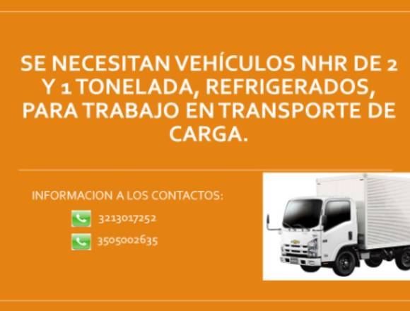 Vehículos refrigerados para transporte de carga