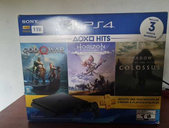 Consola playstation 4 + 11 juegos 