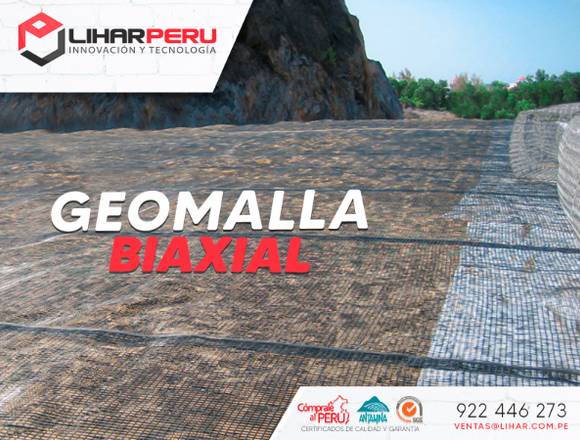 GEOMALLA BIAXIAL ALTA RESISTENCIA Y ELASTICIDAD