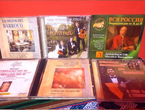 Cds y dvd de musica clasica, varios artistas