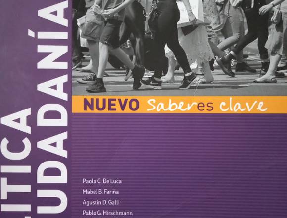 libro Politica y ciudadania de 5 año