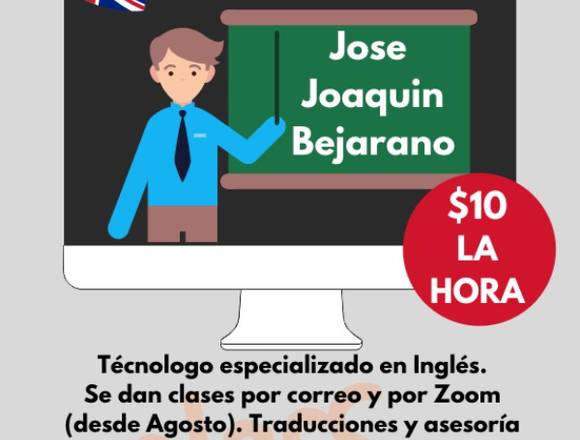 SE DAN CLASES DE INGLES EN EMAIL.